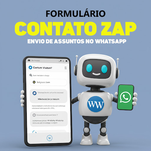 Plugim para criar formulário de contato e receber perguntas com o assunto no Whatsapp